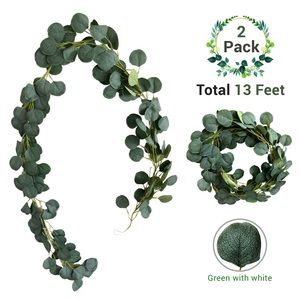 Artificial eucalyptus garland